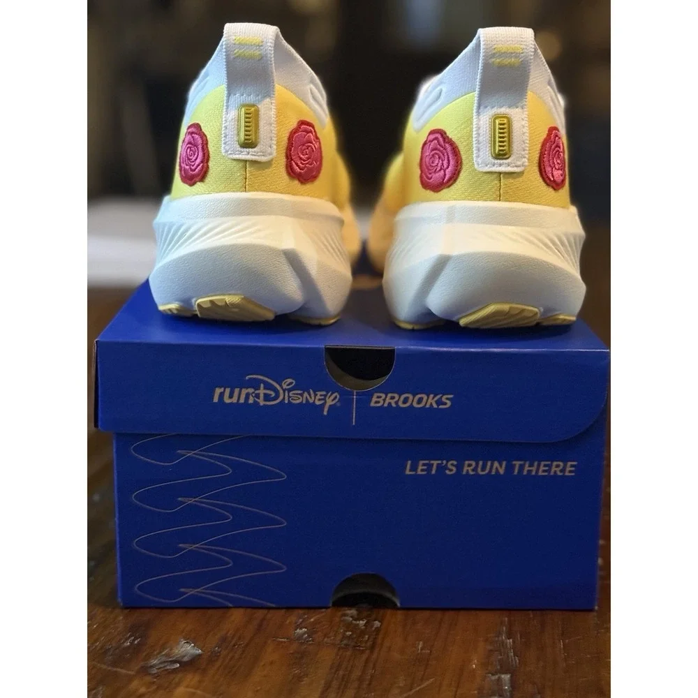 Brooks 2026 Run Disney Glycerin 23 PRINCESS BELLE Shoes Women's Size 7.5 NIB - Picture 3 of 5